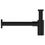Immagine di Ideal Standard Sifone lineare per lavabo, colore nero finitura opaco T4441XG