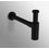 Immagine di Ideal Standard Sifone lineare per lavabo, colore nero finitura opaco T4441XG