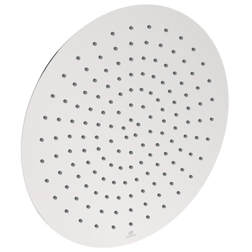 Immagine di Ideal Standard IDEALRAIN LUXE soffione tondo ultrasottile Ø 40 cm, finitura acciaio inossidabile B0386MY