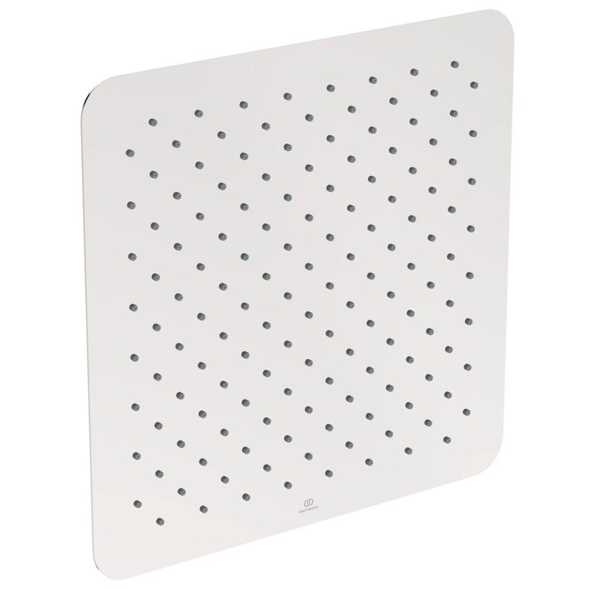 Immagine di Ideal Standard IDEALRAIN LUXE soffione quadrato 40 cm, finitura acciaio inossidabile B0389MY