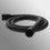 Immagine di Ideal Standard Tubo flessibile per doccette L.175cm, materiale plastico, colore nero finitura opaco A4109XG