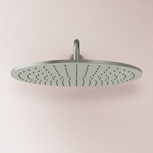 Immagine di Ideal Standard IDEALRAIN soffione Ø 40 cm, 1 funzione effetto pioggia, finitura silver storm A5804GN