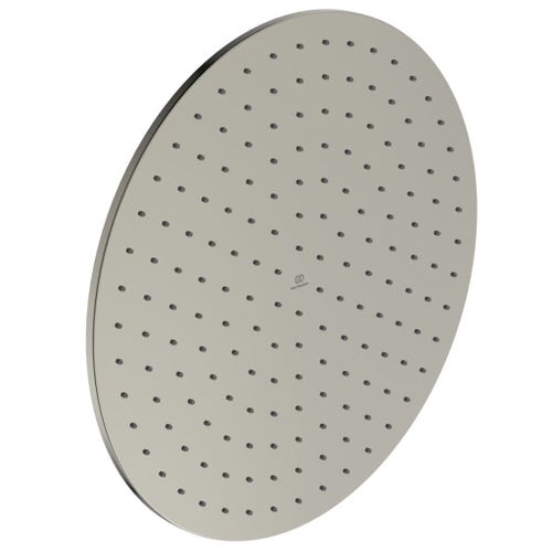 Immagine di Ideal Standard IDEALRAIN soffione Ø 40 cm, 1 funzione effetto pioggia, finitura silver storm A5804GN