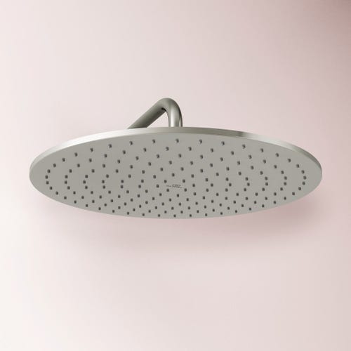 Immagine di Ideal Standard IDEALRAIN soffione Ø 40 cm, 1 funzione effetto pioggia, finitura silver storm A5804GN