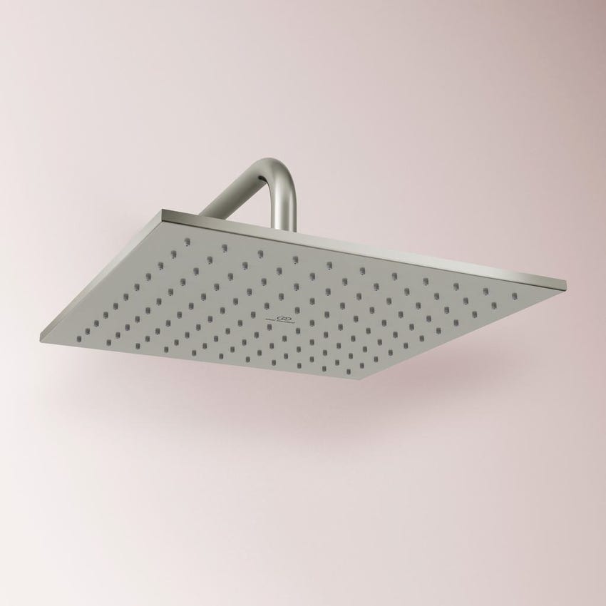 Immagine di Ideal Standard IDEALRAIN soffione quadrato 30 cm, 1 funzione effetto pioggia, finitura silver storm A5805GN