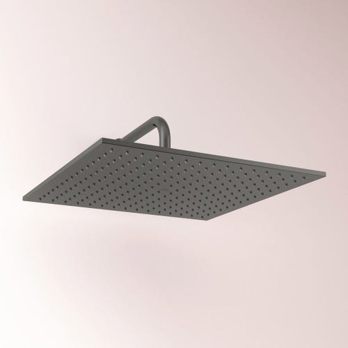 Immagine di Ideal Standard IDEALRAIN soffione quadrato 40 cm, 1 funzione effetto pioggia, finitura magnetic grey A5806A5