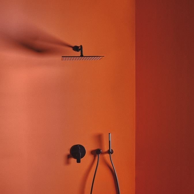 Immagine di Ideal Standard IDEALRAIN soffione quadrato 40 cm, 1 funzione effetto pioggia, finitura magnetic grey A5806A5