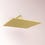 Immagine di Ideal Standard IDEALRAIN soffione quadrato 40 cm, 1 funzione effetto pioggia, finitura brushed gold A5806A2