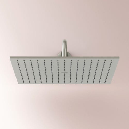 Immagine di Ideal Standard IDEALRAIN soffione quadrato 40 cm, 1 funzione effetto pioggia, finitura silver storm A5806GN