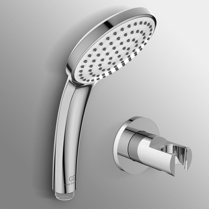 Immagine di Ideal Standard IDEALRAIN doccetta M1 a 1 funzione Ø 10 cm, finitura cromo B9402AA