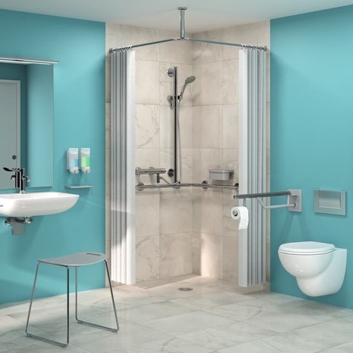 Immagine di Ideal Standard IDEALRAIN doccetta M1 a 1 funzione Ø 10 cm, finitura cromo B9402AA