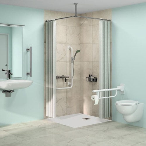 Immagine di Ideal Standard IDEALRAIN doccetta M1 a 1 funzione Ø 10 cm, finitura cromo B9402AA