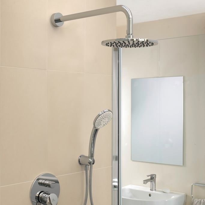 Immagine di Ideal Standard IDEALRAIN doccetta M3 a 3 funzioni Ø 10 cm, finitura cromo B9403AA