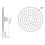Immagine di Ideal Standard IDEALRAIN soffione tondo Ø 20 cm, effetto pioggia, finitura cromo B9442AA