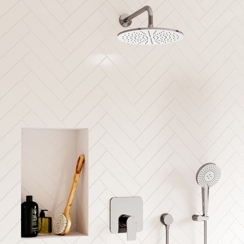 Immagine di Ideal Standard IDEALRAIN soffione rotondo Ø 30 cm, finitura cromo B9443AA