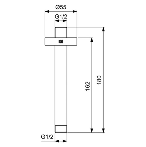 Immagine di Ideal Standard soluzione bagno doppio lavabo 60 cm su mensola 180 cm, colore bianco finitura lucido, doccia rettangolare 120x90 cm, colore grigio cemento finitura pietra opaco, rubinetteria finitura silver storm SING10