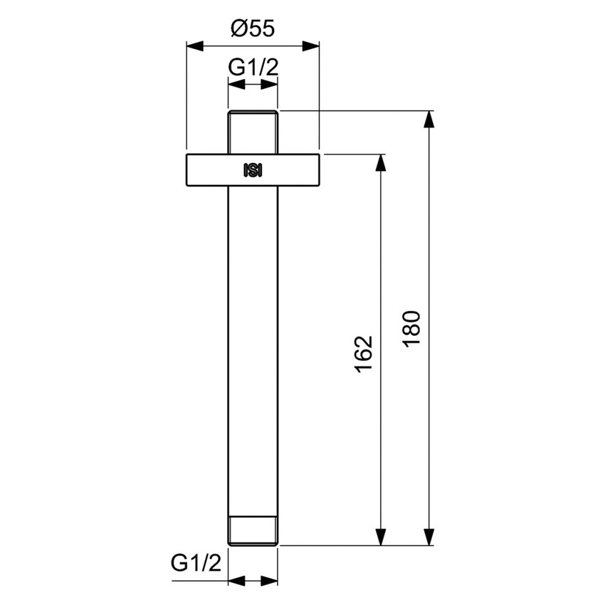 Ideal Standard soluzione bagno doppio lavabo 60 cm su mensola 180 cm,  colore bianco finitura lucido, doccia rettangolare 120x90 cm, colore grigio  cemento finitura pietra opaco, rubinetteria finitura silver storm SING10