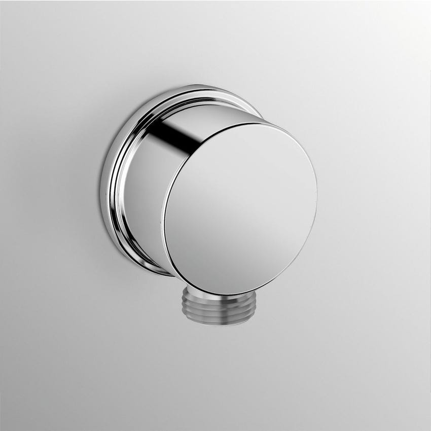 Immagine di Ideal Standard Gomito a muro con valvola di ritegno, finitura cromo B9448AA