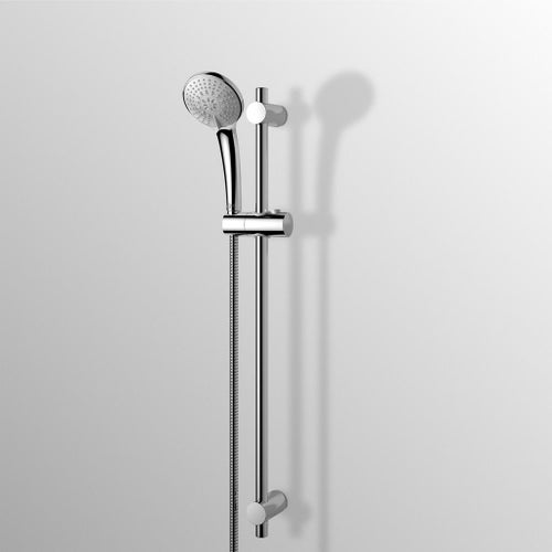 Immagine di Ideal Standard IDEALRAIN asta doccia M3 SMART, doccetta Ø 10 cm, asta murale da 72 cm, finitura cromo B9508AA
