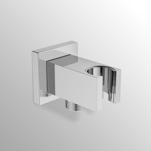 Immagine di Ideal Standard Supporto a parete per doccetta con connessione G1/2", finitura cromo BC771AA