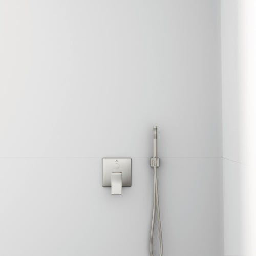 Immagine di Ideal Standard Supporto a parete per doccetta con connessione G1/2", finitura silver storm BC771GN