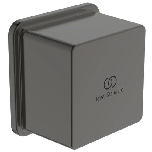Immagine di Ideal Standard Gomito a muro con valvola di ritegno e con connessione G1/2", finitura magnetic grey BC772A5