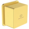 Immagine di Ideal Standard Gomito a muro con valvola di ritegno e con connessione G1/2", finitura brushed gold BC772A2