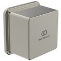 Immagine di Ideal Standard Gomito a muro con valvola di ritegno e con connessione G1/2", finitura silver storm BC772GN