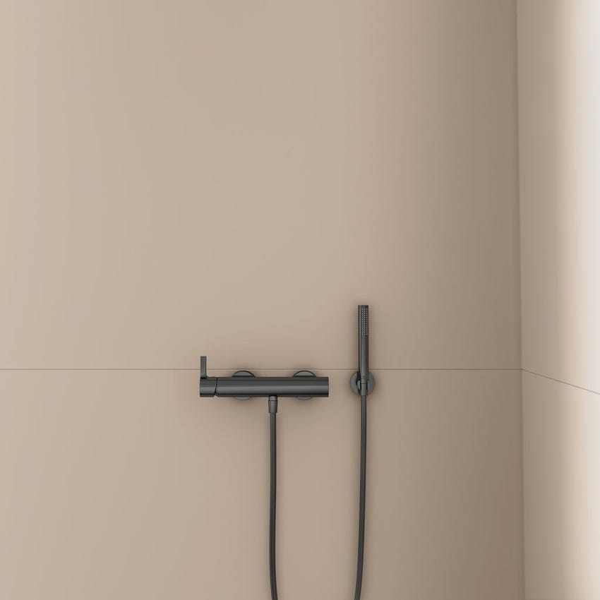 Immagine di Ideal Standard Supporto a parete per doccetta, finitura magnetic grey BC806A5