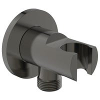 Immagine di Ideal Standard Supporto a parete per doccetta con connessione G 1/2", finitura magnetic grey BC807A5