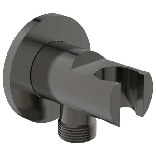 Immagine di Ideal Standard Supporto a parete per doccetta con connessione G 1/2", finitura magnetic grey BC807A5