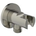 Immagine di Ideal Standard Supporto a parete per doccetta con connessione G 1/2", finitura silver storm BC807GN