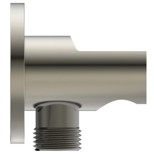 Immagine di Ideal Standard soluzione bagno doppio lavabo 60 cm su mensola 180 cm, colore bianco finitura lucido, doccia rettangolare 120x90 cm, colore grigio cemento finitura pietra opaco, rubinetteria finitura silver storm SING10