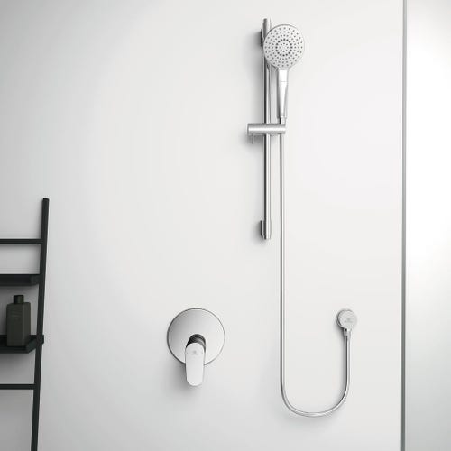 Immagine di Ideal Standard Gomito a muro con valvola di ritegno e con connessione G 1/2", finitura cromo BC808AA