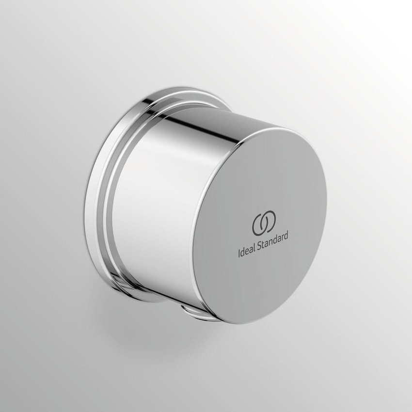 Immagine di Ideal Standard Gomito a muro con valvola di ritegno e con connessione G 1/2", finitura cromo BC808AA