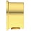 Immagine di Ideal Standard Gomito a muro con valvola di ritegno e con connessione G 1/2", finitura brushed gold BC808A2
