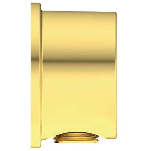 Immagine di Ideal Standard Gomito a muro con valvola di ritegno e con connessione G 1/2", finitura brushed gold BC808A2