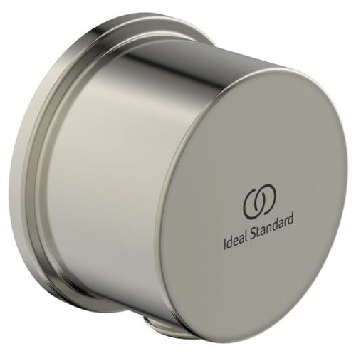 Immagine di Ideal Standard Gomito a muro con valvola di ritegno e con connessione G 1/2", finitura silver storm BC808GN