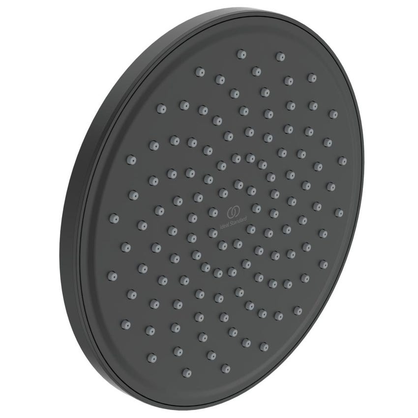 Immagine di Ideal Standard IDEALRAIN soffione rotondo per doccia Ø 20 cm, colore nero finitura opaco BD140XG