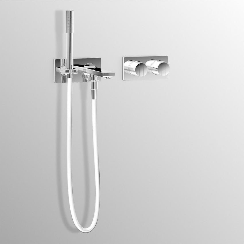 Immagine di Ideal Standard Tubo flessibile per doccette L.125 cm, materiale plastico ed effetto metallico A3306AA