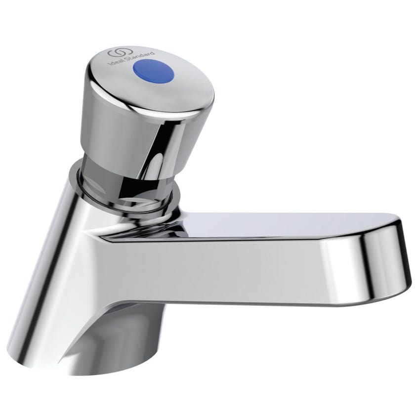 Immagine di Ideal Standard ALPHA rubinetto monocomando temporizzato per lavabo, con bocca fissa, finitura cromo A1328AA