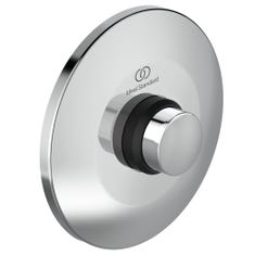 Immagine di Ideal Standard ALPHA rubinetto monocomando temporizzato ad incasso per doccia, completo di parti incasso, finitura cromo A1332AA