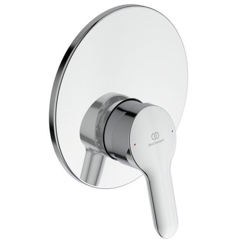 Immagine di Ideal Standard ALPHA miscelatore monocomando ad incasso per doccia, corpo incasso incluso, finitura cromo A7184AA