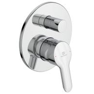 ALPHA miscelatore monocomando ad incasso per vasca/doccia, con deviatore, corpo incasso incluso, finitura cromo