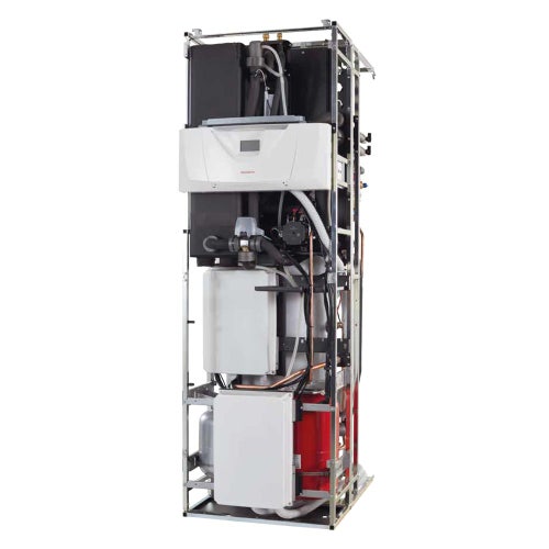 Immagine di Immergas MAGIS HERCULES PRO 14 T Pompa di calore aria-acqua trifase con unità motocondensante esterna e unità interna a basamento con accumulo ACS da 235 litri 3.030435