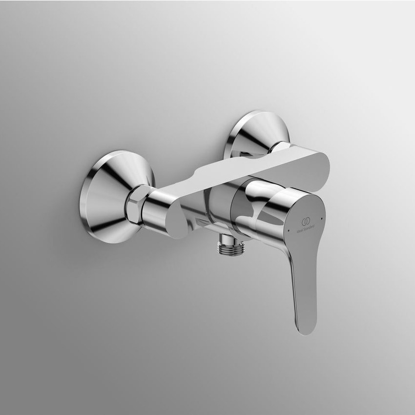 Immagine di Ideal Standard ALPHA miscelatore monocomando esterno per doccia, finitura cromo BC488AA