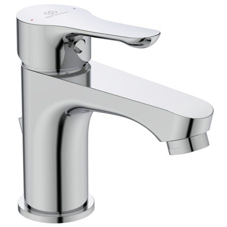 Immagine di Ideal Standard ALPHA miscelatore monocomando per lavabo, con scarico, finitura cromo BC647AA