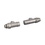 Immagine di Deltacalor CIRCLE Reversa coppia valvola termostatizzabile e detentore, finitura cromo AICP02TL01C
