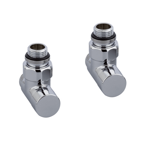 Immagine di Deltacalor CIRCLE Squadra valvola manuale, finitura cromo AICP1RS0102C