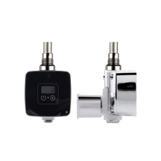 Immagine di Deltacalor Resistenza in classe I 300 W, con gestione bluetooth da smartphone, coprifilo e tasto ON/OFF, finitura cromo ARD4T0300C